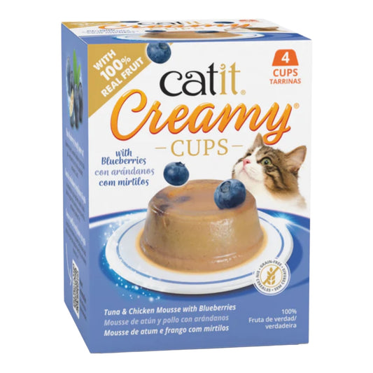 Catit creamy Cups Pollo Atún y Arándanos