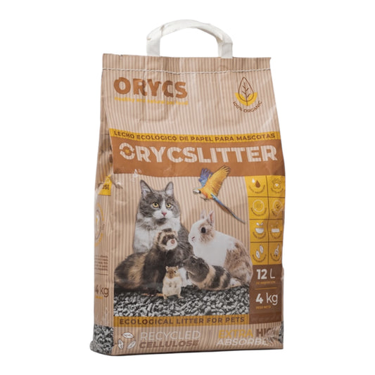 Miniorycs lecho ecológico papel