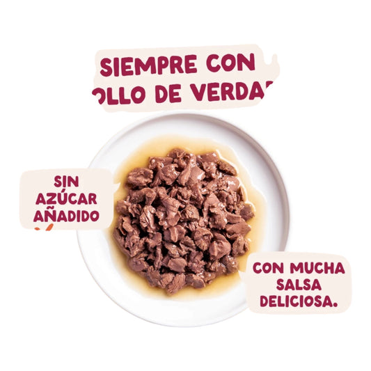Edgard & Cooper Trucha y Pollo En Salsa para Gatos Adultos— Sin Cereales