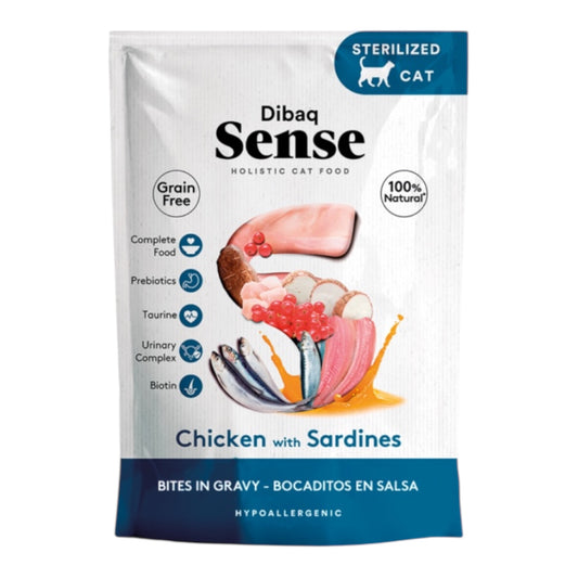 Sense bocaditos salsa Pollo y sardinas