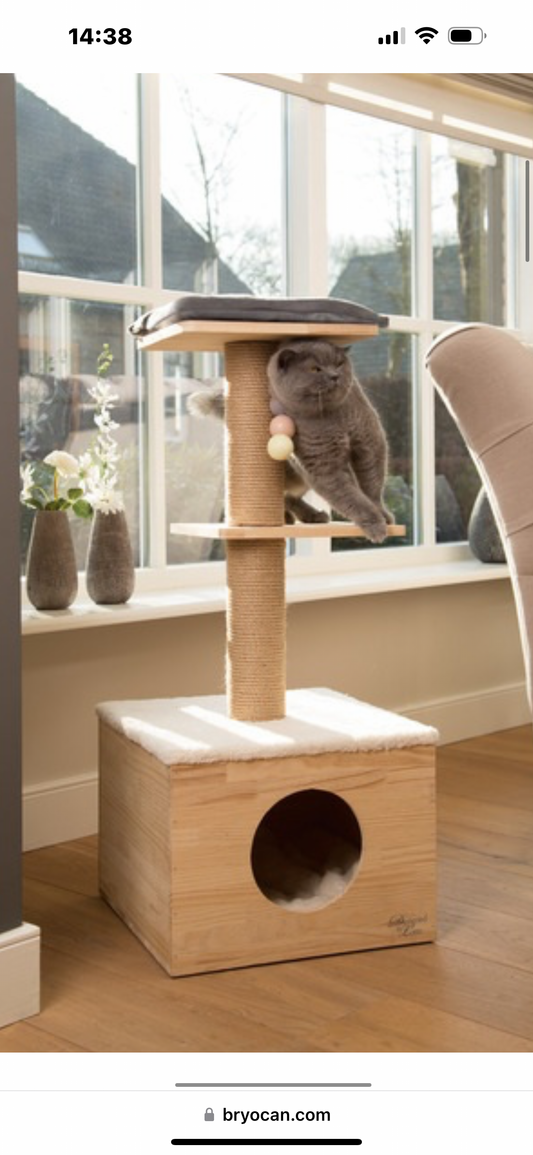 Rascador Trepador Kamina para Gatos — Árbol con Plataformas y Sisal