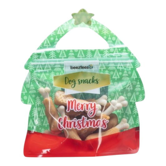 Bolsa de snacks de Navidad Beeztees para perros