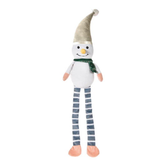 Maxi Muñeco de Nieve Xmas de peluche para perro — 80 cm