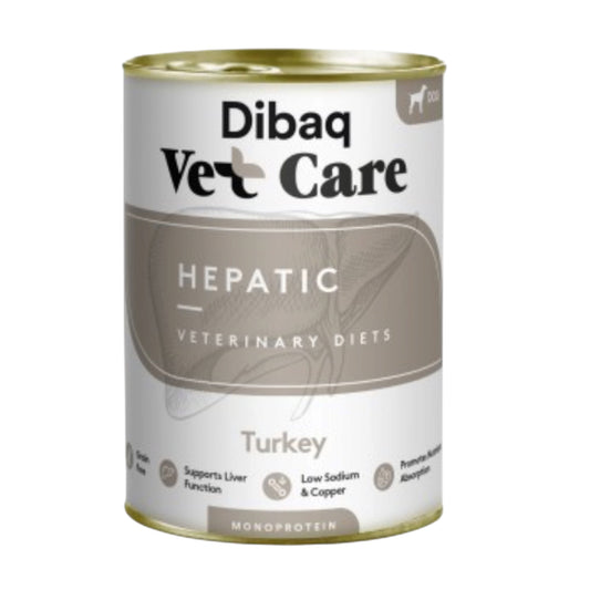 Dibaq Vet Care Hepatic Pavo lata para perro 380 g