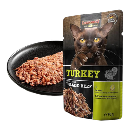 Leonardo pavo extra pulled ternera