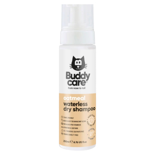 Buddy Care champú en seco de avena para gatos