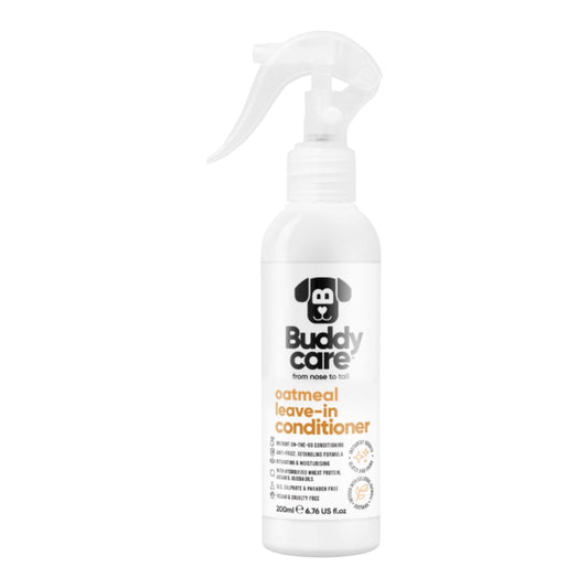 BuddyCare acondicionador sin aclarado de avena para perros 200 ml