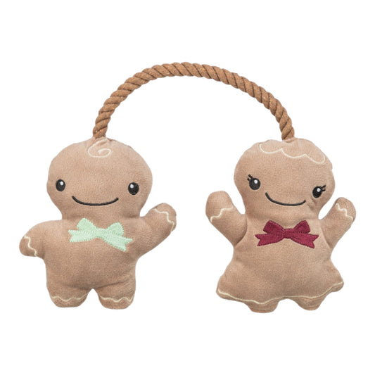 Trixie Pareja de Jengibre en cuerda Xmas para perro — 22 cm con chirriador