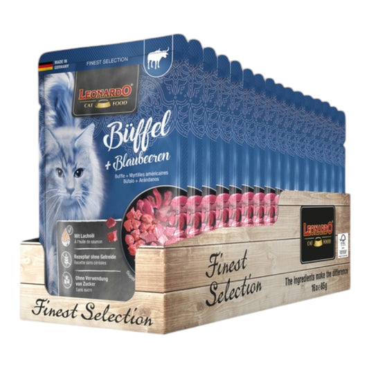Leonardo finest selección búfalo y arándanos