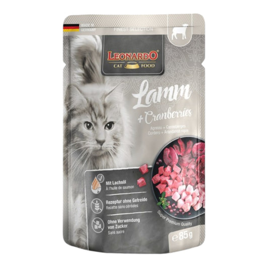 Leonardo finest selección cordero y arándanos