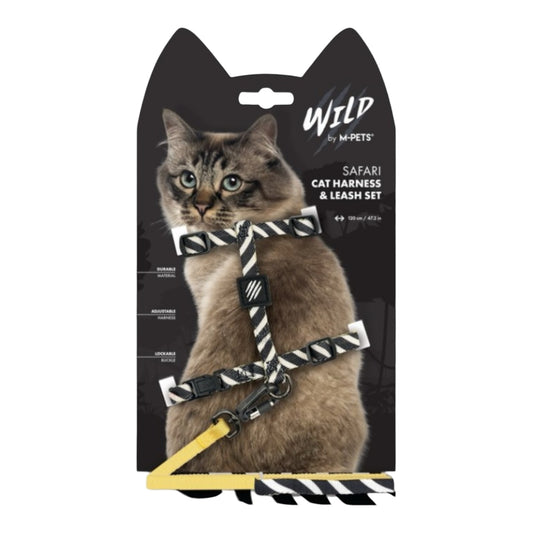 M-pets Zebra arnés ajustable Gato