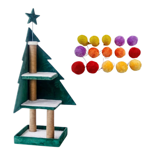 Catmas Tree — Rascador Árbol de Navidad para Gatos 146 cm