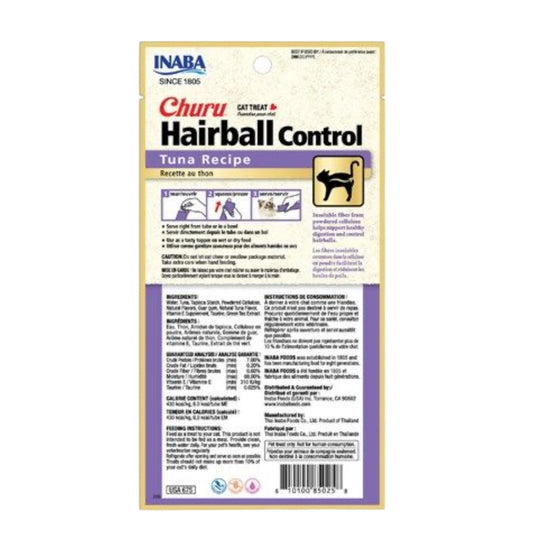 Churu Crema Hairball Control Atún para Gatos