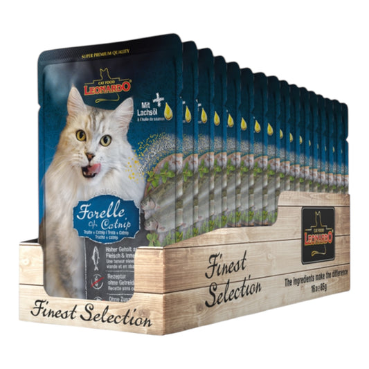 Leonardo Finest Selección Trucha y Hierba Gatera 85g
