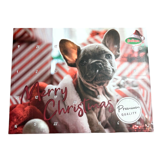 Calendario de Adviento Gourmet para perros Bubimex — 24 snacks, 5 variedades, 195 g