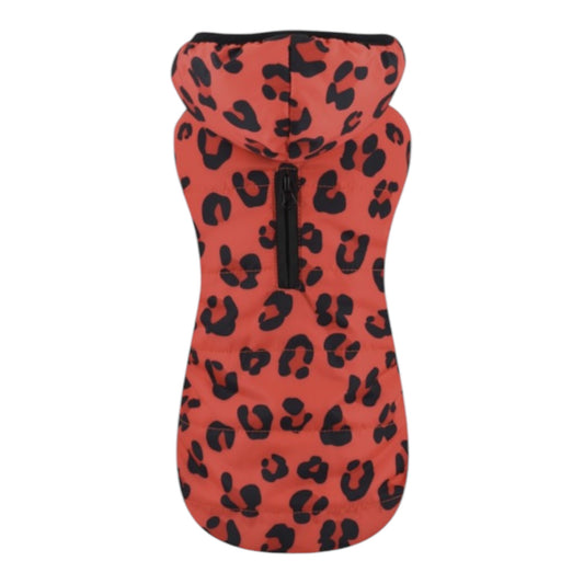 Anorak impermeable red leopart