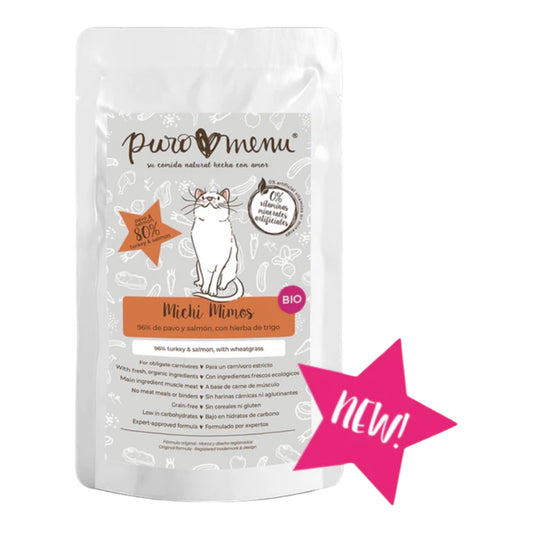 Puromenu Michi Mimos Bio Pavo y Salmón