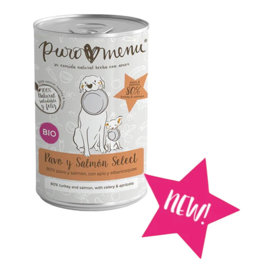 Puromenu Pavo y Salmón Bio