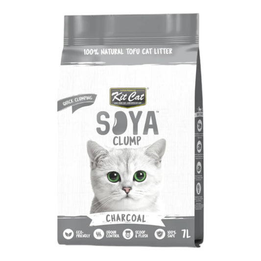 Kit cat arena agloremante soya clump carbón activo