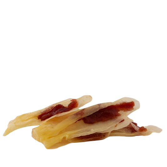 SnackOmio Orejas de Conejo con Pato para Perros — Snack Deshidratado Natural