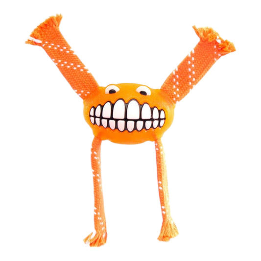 Rogz Flossy Grinz — Juguete Dental de Fetch y Tira y Afloja para Perros