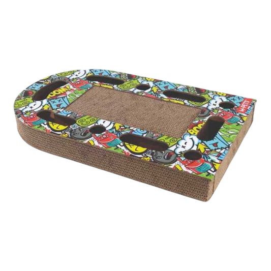 Rascador cómic cartón eco