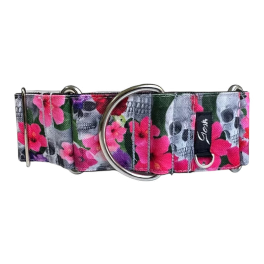 Gosk Collar Martingale Hibiskulls
