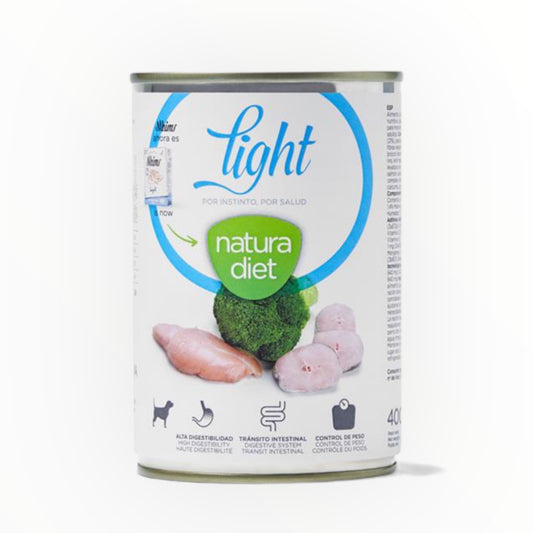 Natura Diet Comida Húmeda Light Pavo y Vegetales para Perros — Paté Control de Peso
