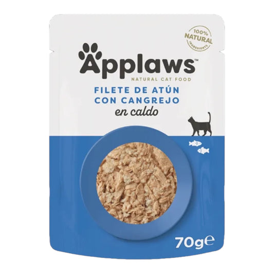 Applaws caldo Atún cangrejo 70 gr