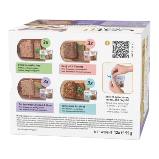 Catit cuisine paté pack variado 12unids