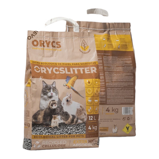 Miniorycs lecho ecológico papel