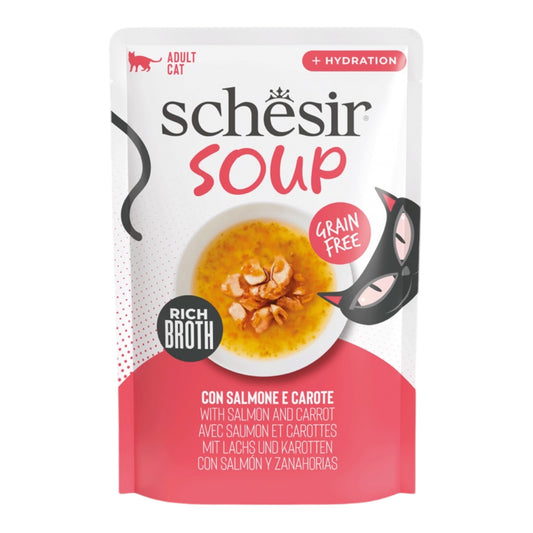 Schesir Sopa salmón rosado y zanahoria