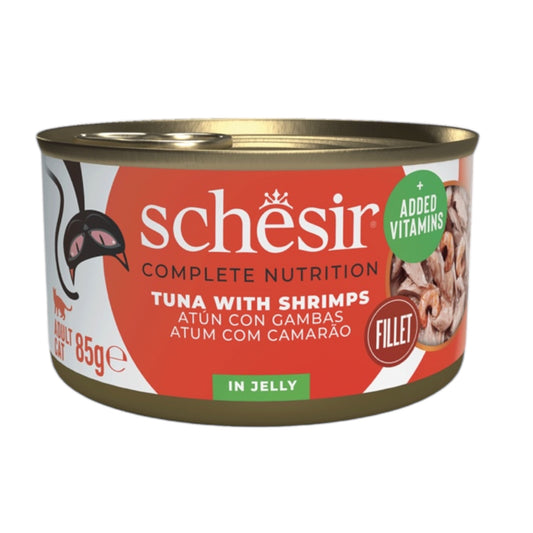 Schesir Lata Atun Gambas alimento COMPLETO
