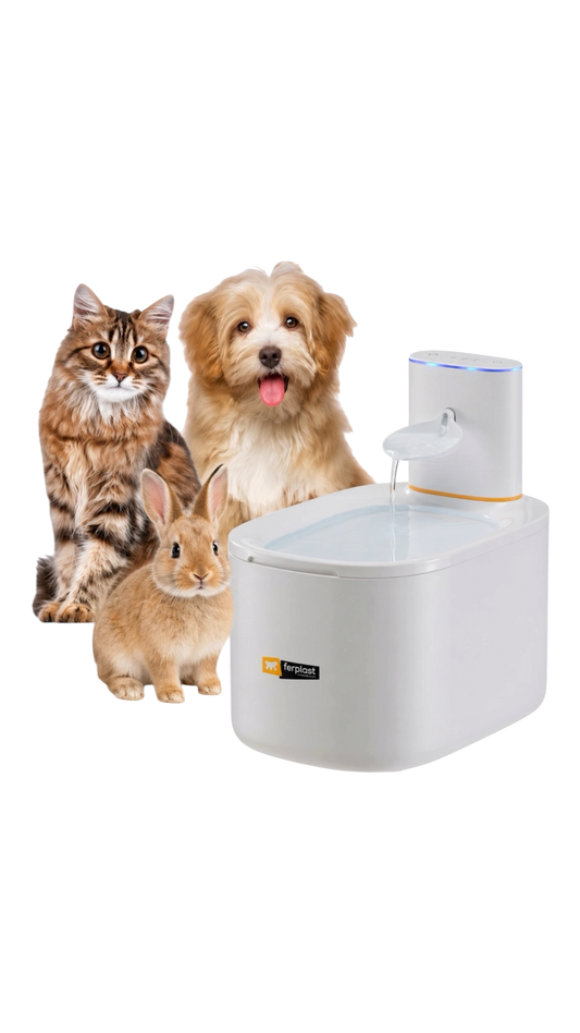 Fuente Astra para Mascotas — Sin Enchufes, Agua Siempre Fresca