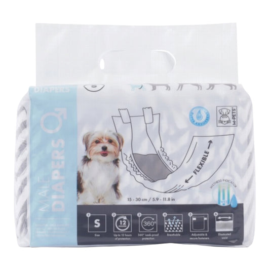 M-PETS Pañales para Macho – Protección Máxima contra Marcaje e Incontinencia
