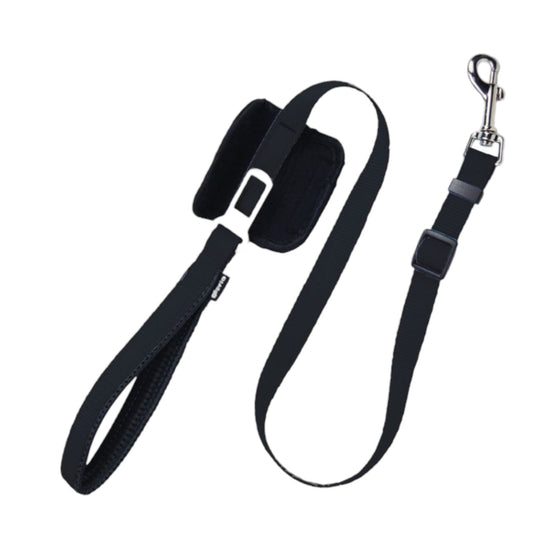 Correa con adaptador de cinturón coche