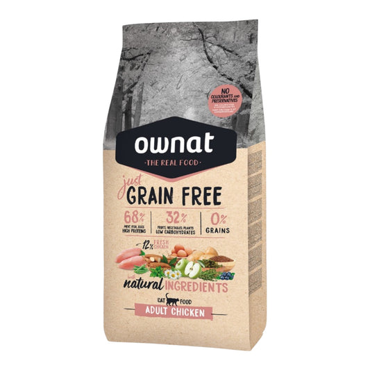 Ownat grain free Just Adult chicken Gato