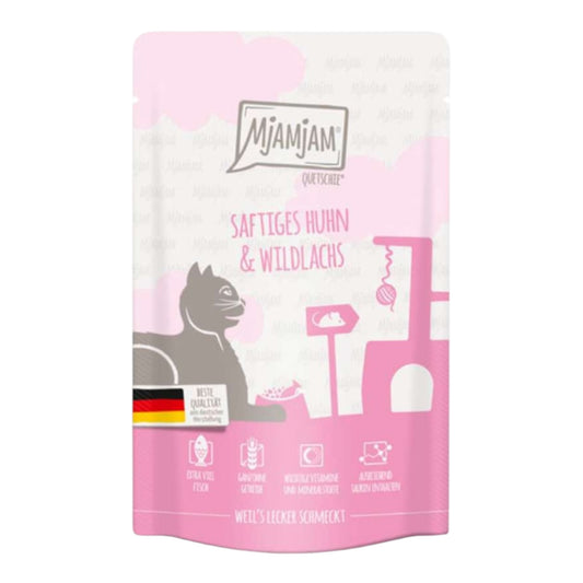 MjAMjAM Pollo jugoso con salmón salvaje