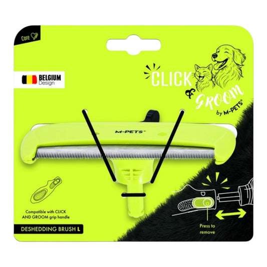 Cabezal Deslanador L Click & Groom M-Pets – Recambio Deshedding para Mango Intercambiable
