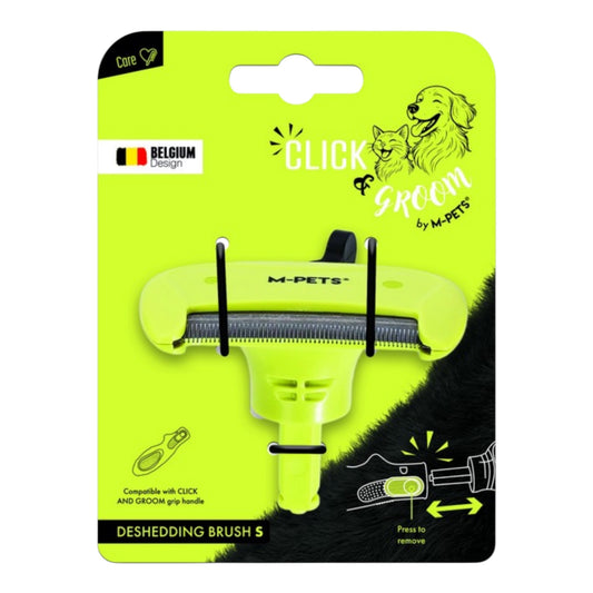 Cabezal Deslanador S Click & Groom M-Pets – Recambio Deshedding para Mango Intercambiable