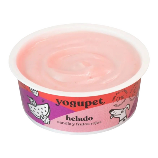 Yogupet helado sandia y frutos rojos