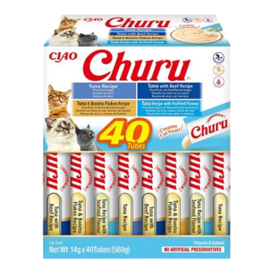 Churu crema variedades box 40unid