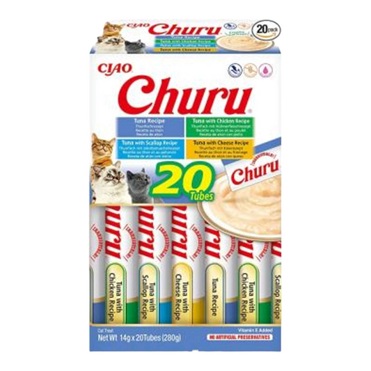 Churu crema variedades box 20 unids