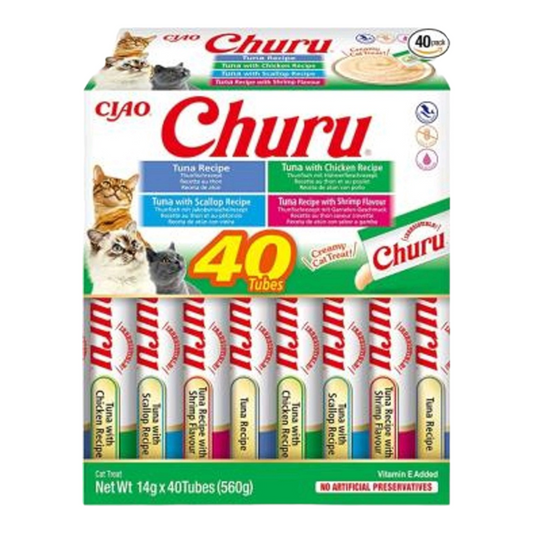 Churu crema variedades box 40unid