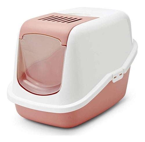 Arenero Cubierto Nestor para Gatos — Control de Olores con Filtro Activo