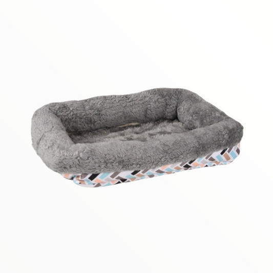 Cunita con felpa para pequeños animales