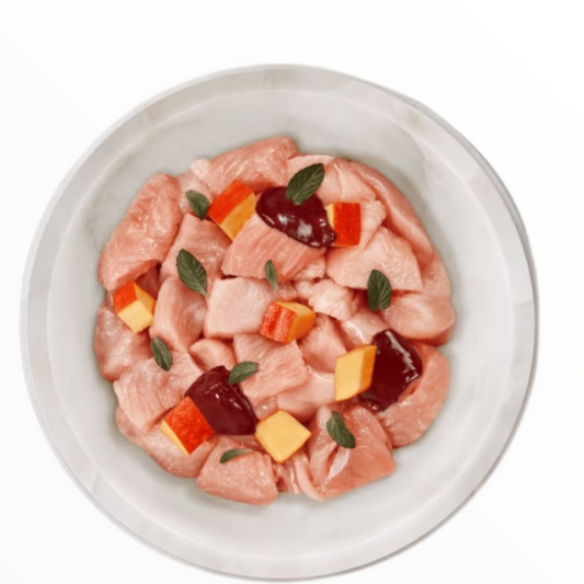 Terra Felis Pollo y Pavo 80g para Gatos — Dos Proteínas Alimento Completo