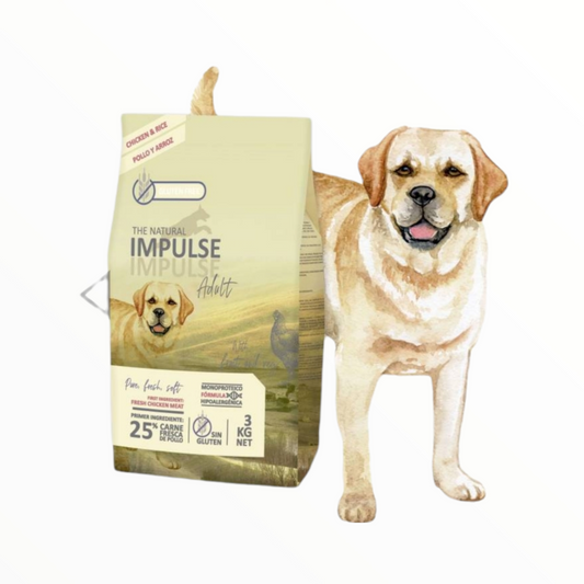 The natural Impulse adulto pollo