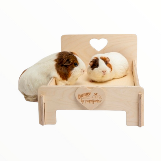 Bunny nature cama de madera