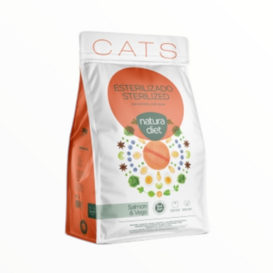Natura diet Cats Esterilizado salmon